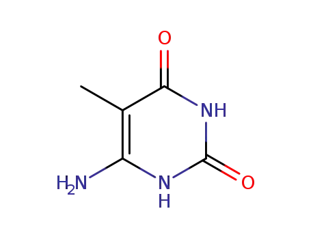 Molecular Structure of 15828-63-4 (5-METHYL-6-AMINOURACIL)