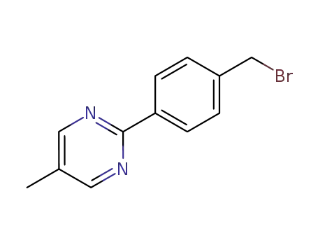 피리미딘, 2-[4-(브로모메틸)페닐]-5-메틸-(9CI)