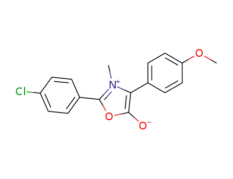 2-(4-chlorophenyl)-4-(4-methoxyphenyl)-3-methyloxazolium-5-olate