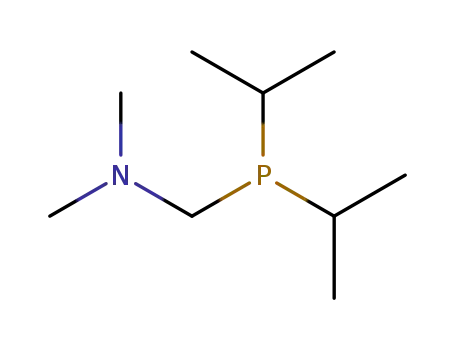 Molecular Structure of 62474-28-6 (Methanamine, 1-[bis(1-methylethyl)phosphino]-N,N-dimethyl-)