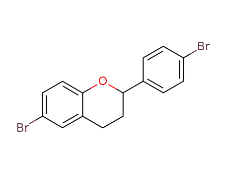 2H-1-Benzopyran, 6-bromo-2-(4-bromophenyl)-3,4-dihydro-