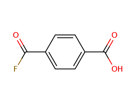 Molecular Structure of 127410-75-7 (Benzoic acid, 4-(fluorocarbonyl)-)