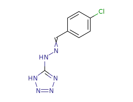 4-chloro-benzaldehyde (1<sup>(2)</sup><i>H</i>-tetrazol-5-yl)-hydrazone