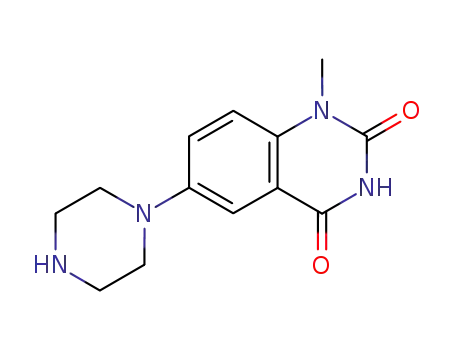 1-methyl-6-(1-piperazinyl)-2,4(1H,3H)-quinazolinedione hydrochloride