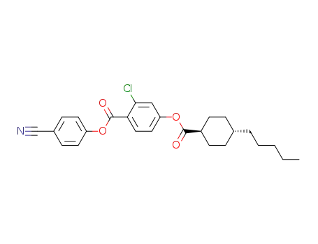 4-Cyanophenyl-2-chloro-4-(trans-4-pentylcyclohexylcarbonyloxy)-benzoat