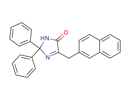 4H-Imidazol-4-one, 2,3-dihydro-5-(2-naphthalenylmethyl)-2,2-diphenyl-