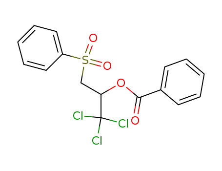 2-Propanol, 1,1,1-trichloro-3-(phenylsulfonyl)-, benzoate