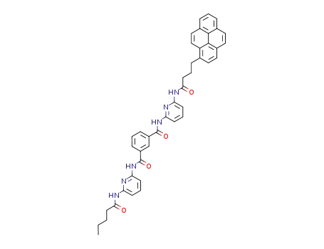 N-(6-pentanamido-2-pyridyl)-N'-<6-<4-(1-pyrenyl)butanamido>-2-pyridyl>isophthalamide