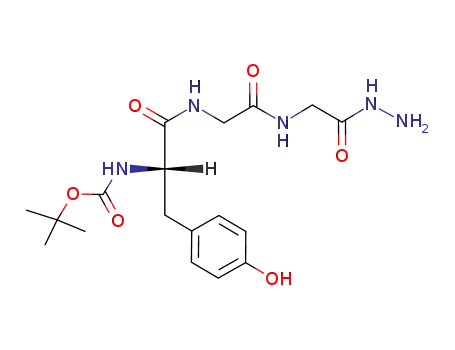 Glycine, N-[N-[N-[(1,1-dimethylethoxy)carbonyl]-L-tyrosyl]glycyl]-,
hydrazide