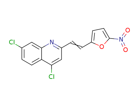 4,7-DICHLORO-2-(5-NITRO-2-FURYLVINYL)QUINOLINE