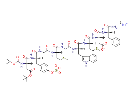 C<sub>60</sub>H<sub>79</sub>N<sub>11</sub>O<sub>19</sub>S<sub>3</sub><sup>(2-)</sup>*2Na<sup>(1+)</sup>