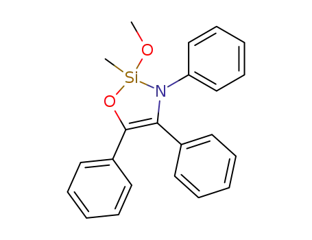 1-Oxa-3-aza-2-silacyclopent-4-ene, 2-methoxy-2-methyl-3,4,5-triphenyl-