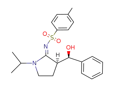 rel-(3S,1'R)-1-isopropyl-3-(1'-hydroxybenzyl)-2-(((4-methylphenyl)sulfonyl)imino)pyrrolidine