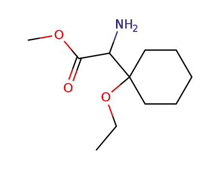 시클로헥산아세트산, 알파-아미노-1-에톡시-, 메틸 에스테르(9CI)