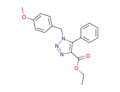 ethyl 1-(4-methoxybenzyl)-5-phenyl-v-triazole-4-carboxylate