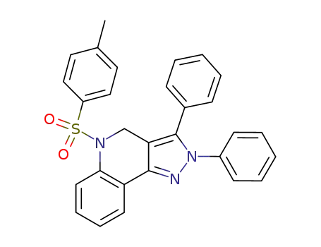 2,3-Diphenyl-5-(toluene-4-sulfonyl)-4,5-dihydro-2H-pyrazolo[4,3-c]quinoline