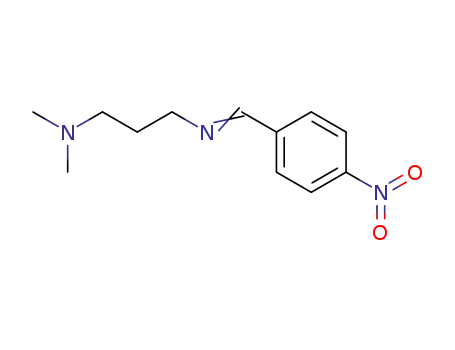 Molecular Structure of 867313-08-4 (N-(4-nitrobenzylidene)-N',N'-dimethyl-1,3-propanediamine)