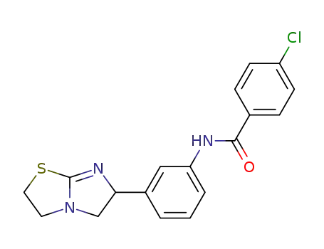 Benzamide,
4-chloro-N-[3-(2,3,5,6-tetrahydroimidazo[2,1-b]thiazol-6-yl)phenyl]-