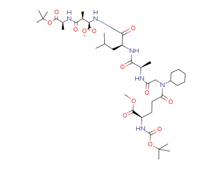Boc-D-iso-Glu(OMe)-N-(cyclohexyl)-Gly-D-Ala-L-Leu-D-β-Me-iso-Asp(OMe)-L-Ala-OtBu