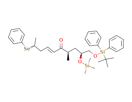 (E)-(2S,4R)-1-(tert-Butyl-diphenyl-silanyloxy)-4-methyl-9-phenylselanyl-2-trimethylsilanyloxy-dec-6-en-5-one