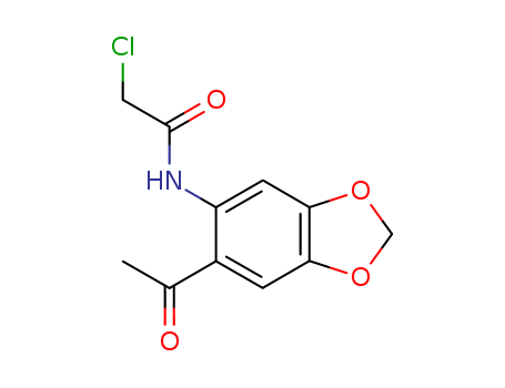 Acetamide,N-(6-acetyl-1,3-benzodioxol-5-yl)-2-chloro-