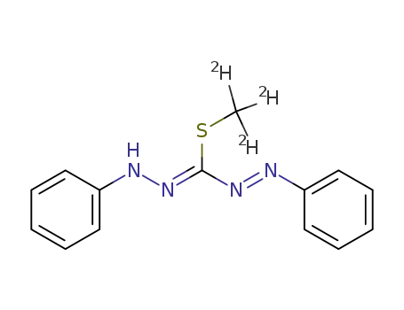 1,5-diphenyl-3-trideuteriomethylthioformazan