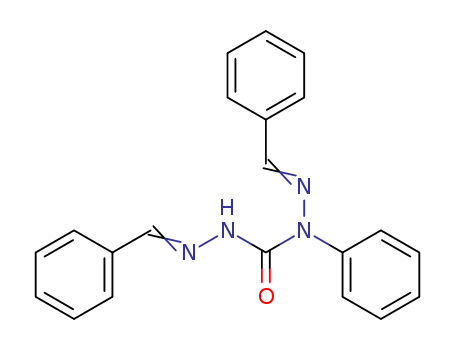 Molecular Structure of 121649-21-6 (Carbonic dihydrazide, phenylbis(phenylmethylene)-)