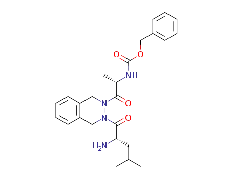 {(S)-2-[3-((S)-2-Amino-4-methyl-pentanoyl)-3,4-dihydro-1H-phthalazin-2-yl]-1-methyl-2-oxo-ethyl}-carbamic acid benzyl ester