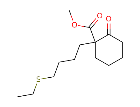 Methyl 1-<4-(ethylthio)butyl>-2-oxocyclohexanecarboxylate