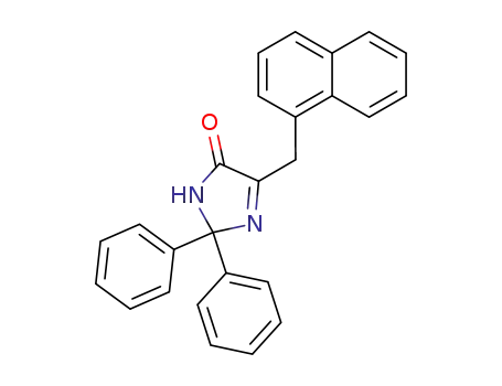 4H-Imidazol-4-one, 2,3-dihydro-5-(1-naphthalenylmethyl)-2,2-diphenyl-