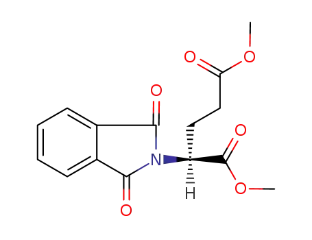 Molecular Structure of 35457-98-8 (dimethyl (2S)-2-(1,3-dioxo-1,3-dihydro-2H-isoindol-2-yl)pentanedioate)