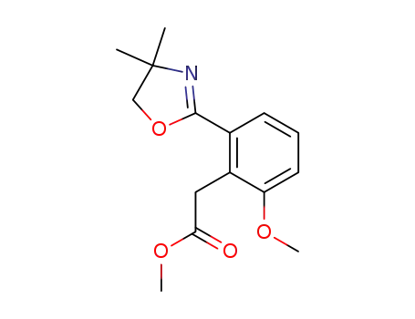 2-(2-carbomethoxymethyl-3-methoxyphenyl)-4,4-dimethyl-2-oxazoline
