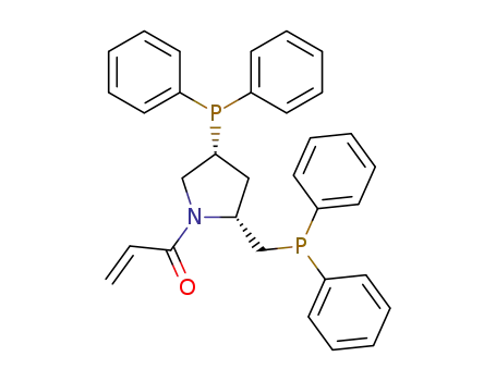 N-Acryloyl-(2R,4R)-4-(diphenylphosphino)-2-<(diphenylphosphino)methyl>pyrrolidine