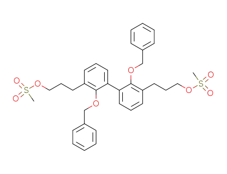 3,3'-bis<3-((methylsulfonyl)oxy)-1-propyl>-2,2'-bis(benzyloxy)biphenyl