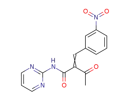 2-[1-(3-Nitro-phenyl)-meth-(E)-ylidene]-3-oxo-N-pyrimidin-2-yl-butyramide