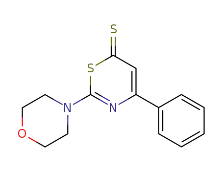 Molecular Structure of 70757-27-6 (2-morpholin-4-yl-4-phenyl-[1,3]thiazine-6-thione)