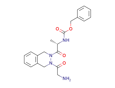 {(S)-2-[3-(2-Amino-acetyl)-3,4-dihydro-1H-phthalazin-2-yl]-1-methyl-2-oxo-ethyl}-carbamic acid benzyl ester