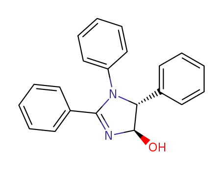 1H-Imidazol-4-ol, 4,5-dihydro-1,2,5-triphenyl-, trans-