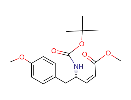 (Z)-(S)-4-tert-Butoxycarbonylamino-5-(4-methoxy-phenyl)-pent-2-enoic acid methyl ester
