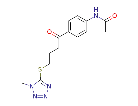 1-Methyl-5-[3-(4-acetylaminobenzoyl)propyl]thio-1,2,3,4-tetrazole