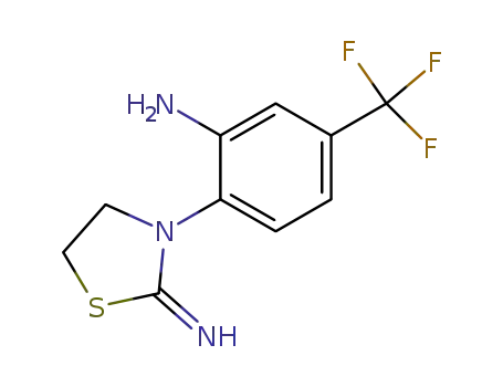 2-(2-Imino-thiazolidin-3-yl)-5-trifluoromethyl-phenylamine