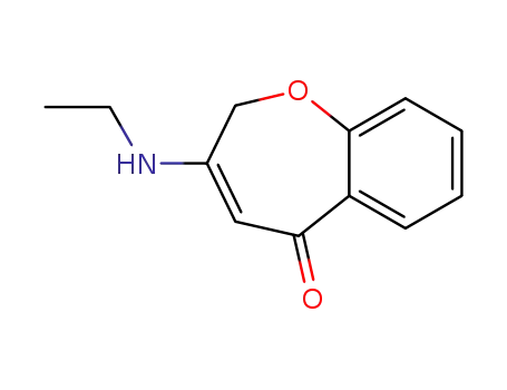 3-Ethylamino-2H-benzo[b]oxepin-5-one