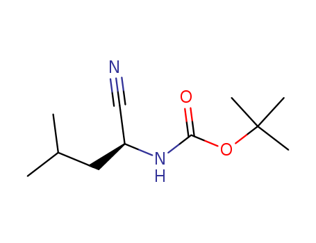 tert-butyl N-[(1S)-1-cyano-3-methylbutyl]carbamate