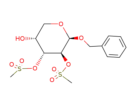 Benzyl-2,3-di-O-methylsulfonyl-β-D-arabinopyranosid
