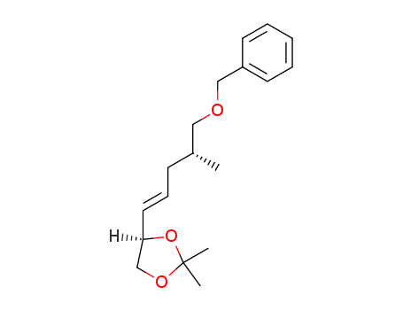 (R)-4-((E)-(R)-5-Benzyloxy-4-methyl-pent-1-enyl)-2,2-dimethyl-[1,3]dioxolane