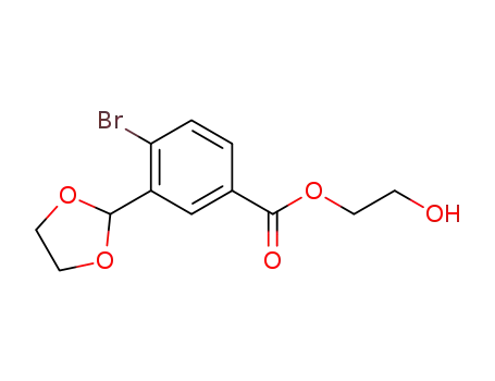 2-<<2'-bromo-5'-(2''-hydroxyethoxy)carbonyl>phenyl>-1,3-dioxolane