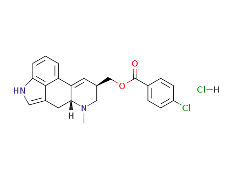 Molecular Structure of 85893-13-6 (O-4-Chlorbenzoyl-lysergol-hydrochlorid)