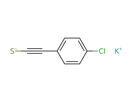 potassium 2-p-chlorophenylethynethiolate