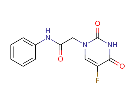2-(5-Fluoro-2,4-dioxo-3,4-dihydro-2H-pyrimidin-1-yl)-N-phenyl-acetamide