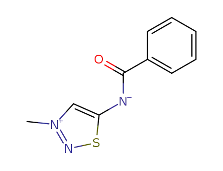 3-methyl-1,2,3-thiadiazolium-5-benzoylaminide